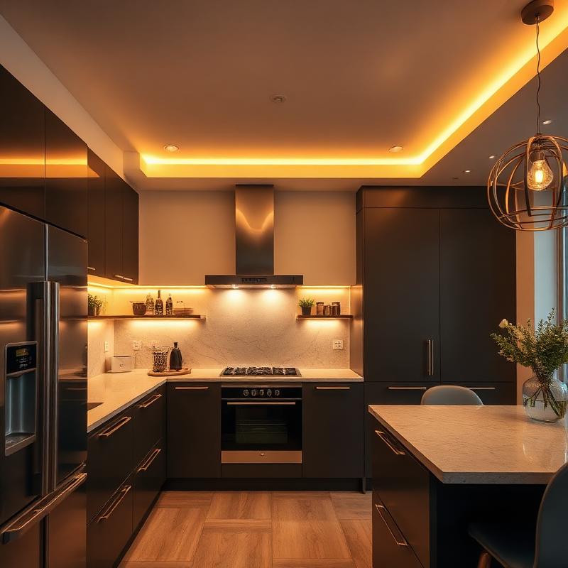 Kitchen LED downlights